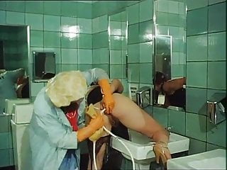 Classic Enema In Clubs Bathroom...