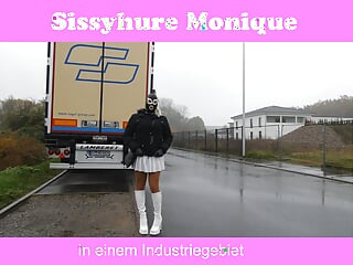 TV Whore Monique - In an Industrial Area