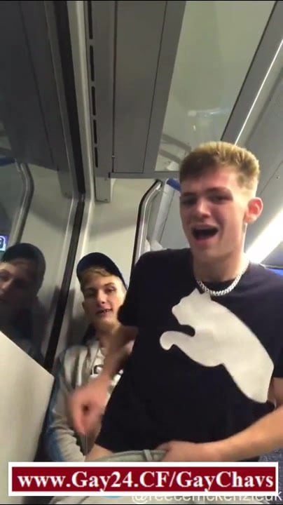 British Chavs fucking in the Train - 3