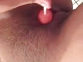 Masturb, Deep, Lollipop, Masturbing