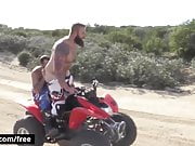 Two superbe bearded bikers fuck