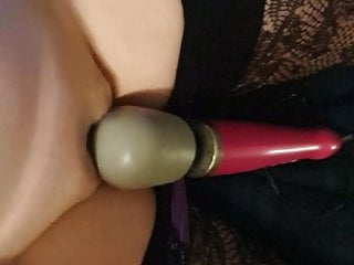 Buzzing Myself With My Doxy Whilst Watching Porn