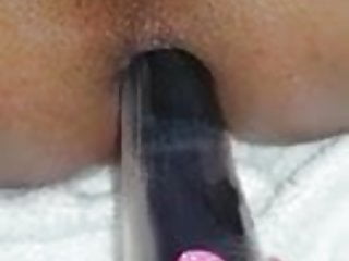 Anal Lube, Dildo Ass, Close up, My First Anal