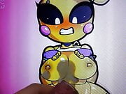 Toy Chica Bouncy Boobs Cum Tribute