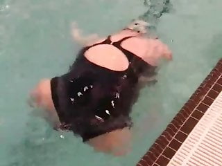 Swimming Suit, American, Blacked Big, Swim