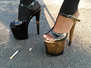 High, Black, Extreme High Heels, Extreme Heels