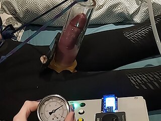 Dynamic Penis Pumping. Automatic Cock Pump. Homemade
