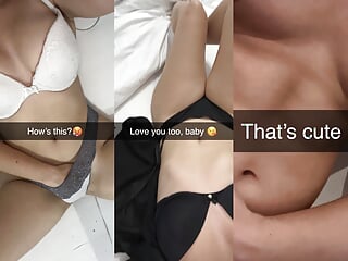 An 18-year-old teen cheats on her boyfriend with a stranger on Snapchat