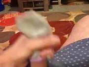 Buddy fucked and shot his cum in my wife's sock!!