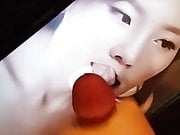 Cumming on SNSD Taeyeon (fake pic)