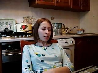 Webcam Chat, Girls on Cam, Fingering, Under Table