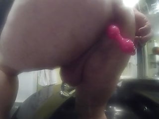 4 bead anal toy deep in...