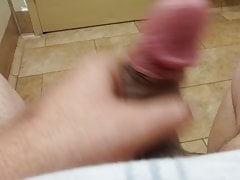 Cumming for wife at work 