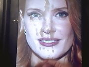 Jessica Chastain cum tribute