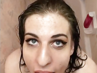Trans Girl Raven Thorne Sucks And Fucks In The Shower