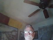 Dad Show his Dick on webcam.