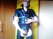 Lovly Leather man show it all