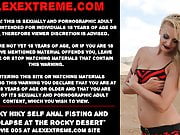 Kinky Niky self anal fisting and prolapse at the rocky deser