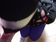 Laura XXX throated on her knees. POV