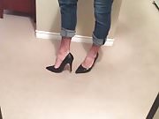 Heels and jeans