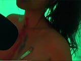 Fully naked body painting ASMR ending with an intense orgasm