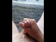 public masturbation on beach