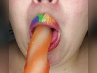 Popsicle, Sexy, Tongue Fetish, Drooling