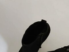 Little Cumshot on my wife's shoes