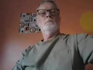 Grandpa stroke on webcam...
