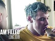 Creepy Muscle Hunk Feeds Cum Filled Pastry to Friend - DisruptiveFilms