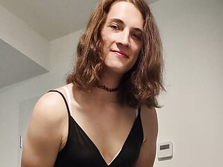 Having Fun in My New Dress