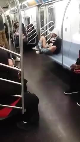 gay men masturbating on a train